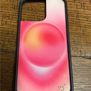 Wildflowers Vivid Pink and Orange Phone Case